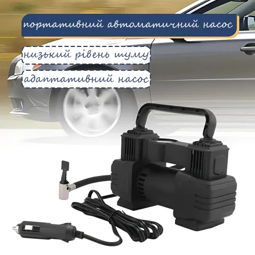 Автомобильный компрессор Air Pump AND XL-1025, 12В, 150 PSI, LED-фонарь, манометр - фото 8