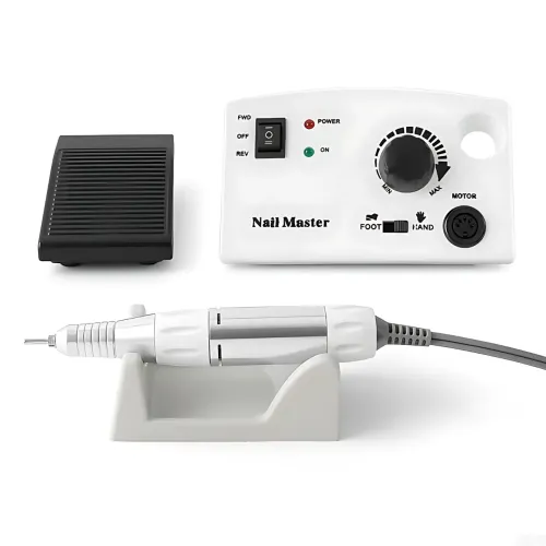 Фрезер для манікюру та педикюру Nail Master DM-211 (ZS-602) 30 000 об./хв, 30 Вт, педаль, реверс, набір насадок - фото 7