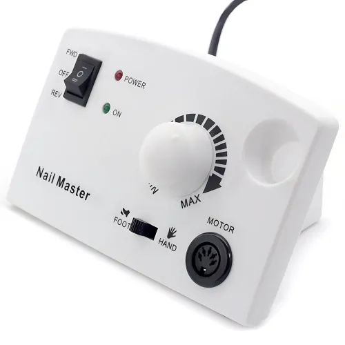 Фрезер для манікюру та педикюру Nail Master DM-211 (ZS-602) 30 000 об./хв, 30 Вт, педаль, реверс, набір насадок - фото 6
