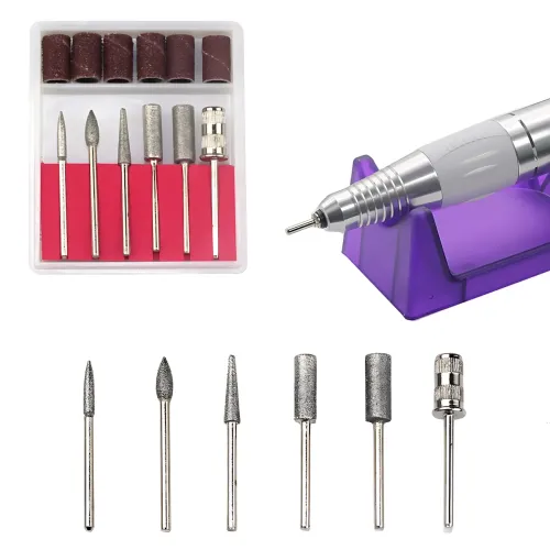 Фрезер для манікюру та педикюру Nail Master DM-211 (ZS-602) 30 000 об./хв, 30 Вт, педаль, реверс, набір насадок - фото 8