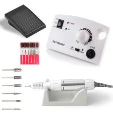 Фрезер для маникюра и педикюра Nail Master DM-211 (ZS-602) 30 000 об/мин, 30 Вт, педаль, реверс, набор насадок
