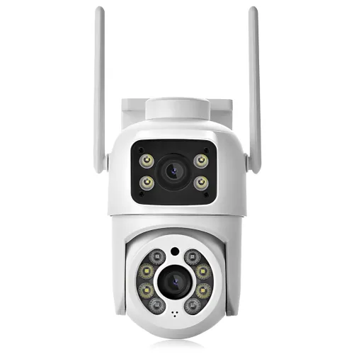 IP Wi-Fi камера Q13, 6 МП, 2 об'єктиви 3 Мп + 3 Мп, AI стеження, нічне бачення 25 м, iCSee, IP66, PTZ, дуплекс - фото 2
