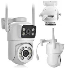 IP WiFi камера Q13, 6 МП, 2 объектива 3Мп+3Мп, AI слежение, ночное видение 25 м, iCSee, IP66, PTZ, дуплекс