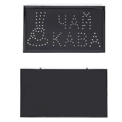 Вивіска LED «КАВА ЧАЙ», світлодіодне табло, живлення 220 V, 48×25 см - фото 3