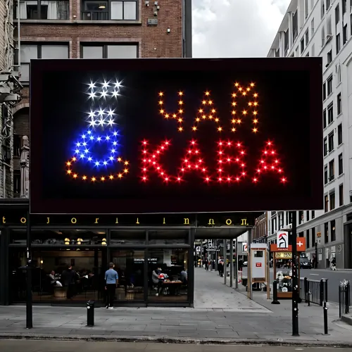 Вивіска LED «КАВА ЧАЙ», світлодіодне табло, живлення 220 V, 48×25 см - фото 10