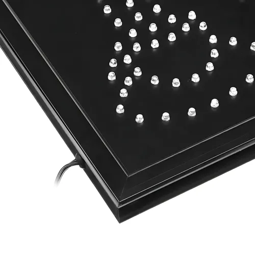 Светодиодная LED вывеска табло «ВІДЧИНЕНО» настенная, анимация, питание 220В, 48×25 см - фото 7