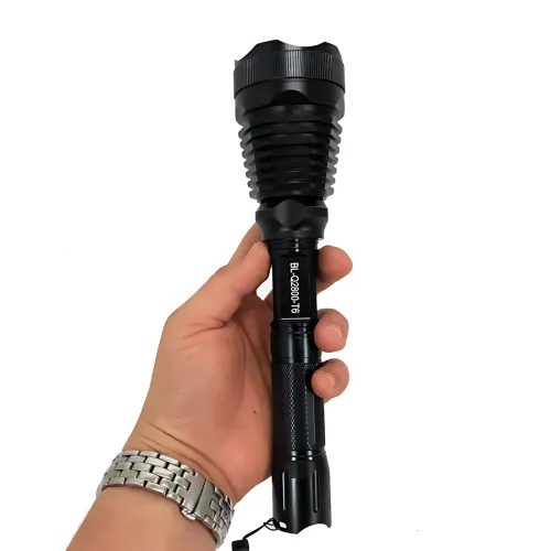 Тактический подствольный фонарик Police BL-Q2800-T6, 158000W, аккумуляторный, с влагозащитой, креплением - фото 8