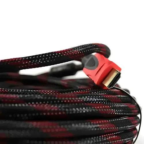 Кабель HDMI-HDMI (V1.4) 20 м з додатковим обплетенням, позолоченими конекторами, підтримкою 3D, Ethernet - фото 4