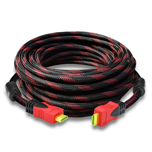 Кабель HDMI-HDMI (V1.4) 20 м з додатковим обплетенням, позолоченими конекторами, підтримкою 3D, Ethernet - фото 3