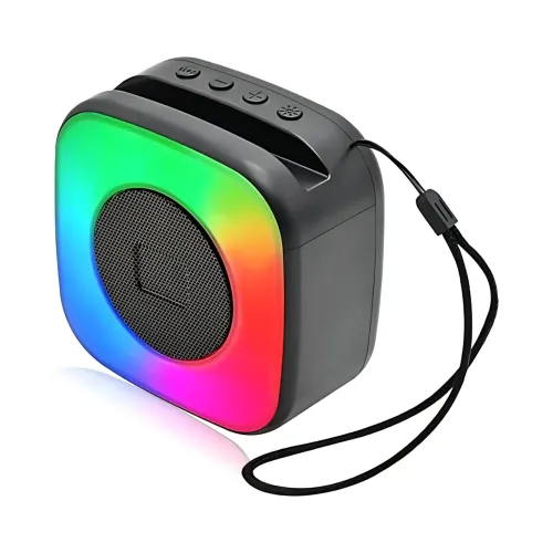 Караоке Bluetooth колонка SPS LX-01, 15 Вт, USB, FM, 1200 мАч, черный - фото 3