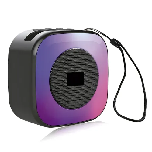 Караоке Bluetooth колонка SPS LX-01, 15 Вт, USB, FM, 1200 мАч, черный - фото 5