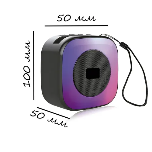 Караоке Bluetooth колонка SPS LX-01, 15 Вт, USB, FM, 1200 мАч, черный - фото 9