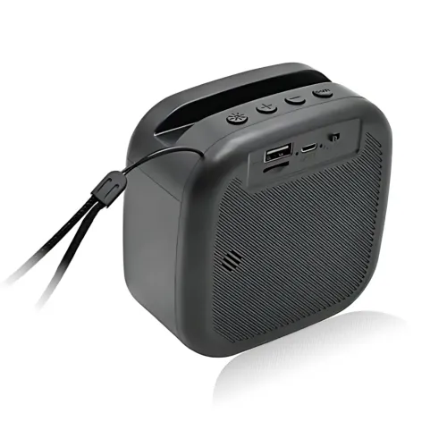 Караоке Bluetooth колонка SPS LX-01, 15 Вт, USB, FM, 1200 мАч, черный - фото 7