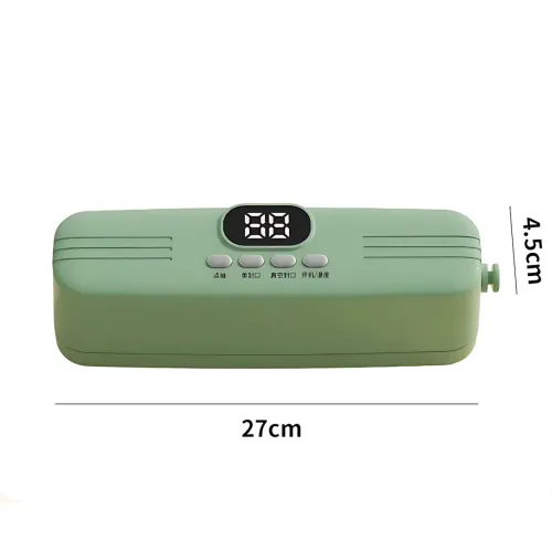 Вакууматор AND 1425, USB, 7.4 Вт, портативний, перезаряджуваний, мініпакувальник для продуктів, зелений - фото 8
