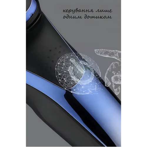 Електробритва VGR V-306, акумуляторна, бездротова, вологозахист IPX7, 3D роторні головки, сухе/вологе гоління, LED-дисплей - фото 8