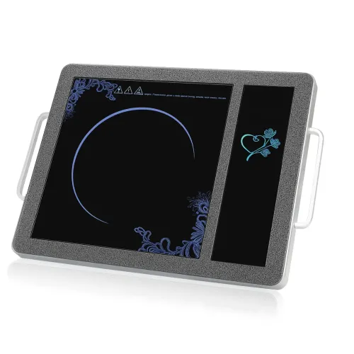 Электроплита инфракрасная Domotec MS-5842, 2000 Вт, 1 конфорка, сенсорное управление, стеклокерамика, с таймером и автоотключением - фото 3