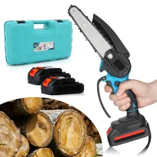Аккумуляторная цепная пила CHAIN SAW 6'' TL-0600, 24В, 2000Вт, 6 дюймов, с двумя аккумуляторами, в чемодане