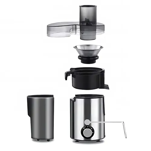 Соковыжималка Domotec MS-5220 центробежная, 600 Вт, 2 скорости, горловина 70 мм, контейнер для жмыха 1 л, резервуар для сока 0.5 л - фото 3