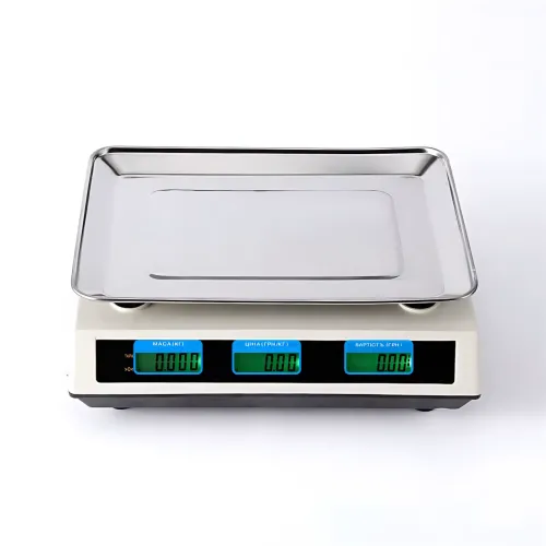 Весы торговые электронные Domotec MS-228, до 50 кг/5 г, двусторонний LCD-дисплей с подсветкой, от сети 220V и аккумулятора 6V - фото 2