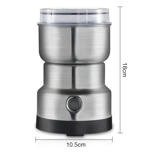 Кавомолка електрична Domotec MS-7113, 180 Вт, 85 г, неіржавка сталь, для кави, горіхів, спецій, кнопкове керування - фото 10