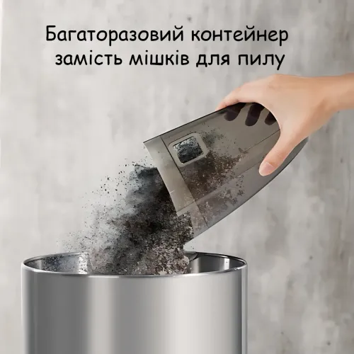 Пылесос аккумуляторный 2 в 1 Domotec MS-4403, 600 Вт, вертикальный, портативный, с НЕРА-фильтром, li-ion батареей 2200 мАч - фото 7