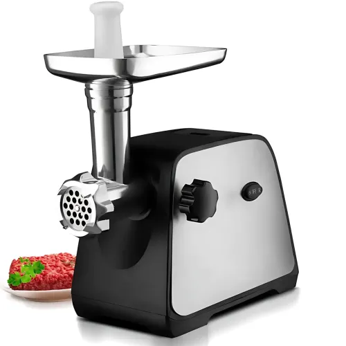 Мясорубка электрическая 3 в 1 Domotec MS-2027, 4500 Вт, реверс, соковыжималка, овощерезка, насадки для колбас и кеббе - фото 7