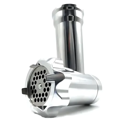 М'ясорубка електрична Domotec MS-2019, 2800W + соковичавниця, 3 решітки, насадка для ковбас і кебе, реверс, червоний - фото 7