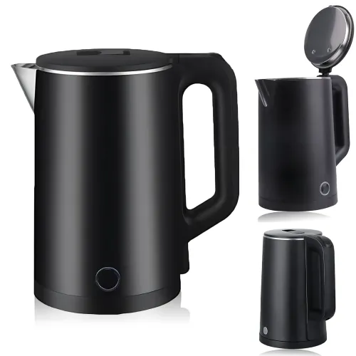 Електричний чайник Domotec MS 5028 2 л, 2000 Вт, пластиковий термо корпус, фільтр від накипу, авто вимкнення