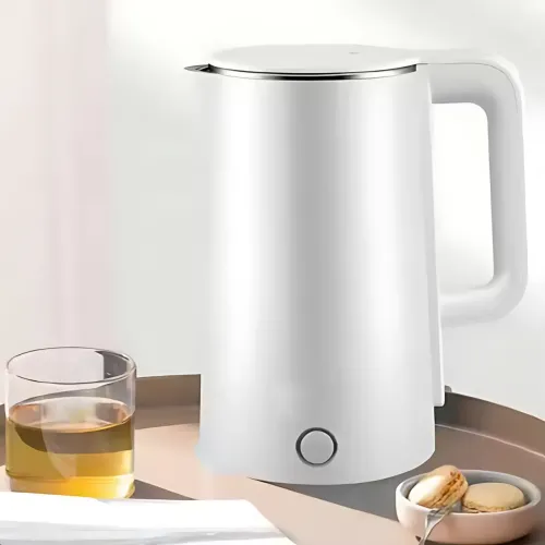 Електричний чайник Domotec MS 5028 2 л, 2000 Вт, пластиковий термо корпус, фільтр від накипу, авто вимкнення Білий - фото 2