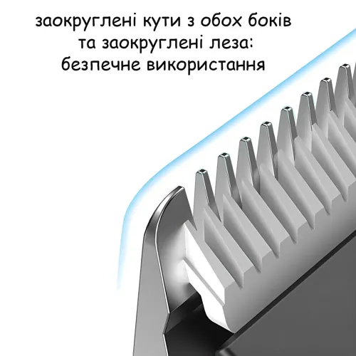 Машинка для стрижки волос Domotec MS-3301, 12 Вт, проводная, 4 насадки (3/6/9/12 мм), лезвия из нержавеющей стали, c ножницами - фото 7