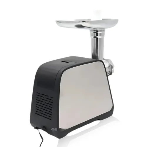 М'ясорубка Domotec MS-2026 (4500 Вт, реверс, соковичавниця для томатів, насадки для ковбас і кебе, 3 решітки, метал/пластик) - фото 4