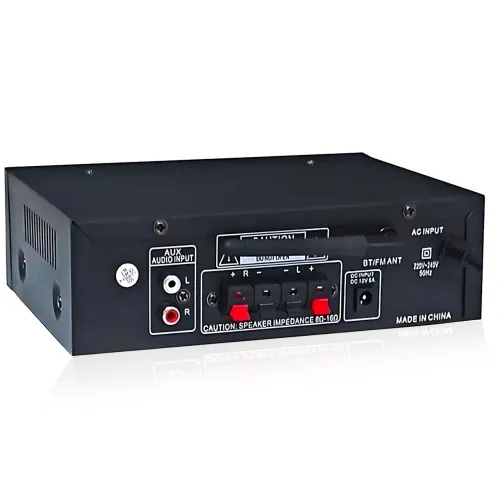 Усилитель звука AMP 688 BT 2CH — мощный двухканальный усилитель с Bluetooth, USB и пультом ДУ - фото 3