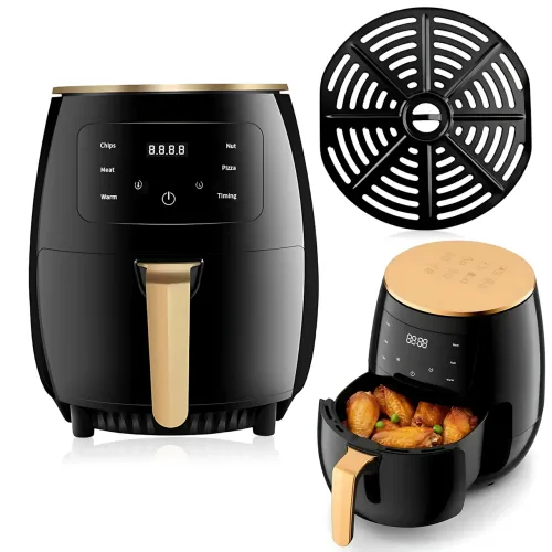 Аэрогриль Black S-18 6L AirFryer MA655,  2600 Вт, 6 л, сенсорное управление, 8 программ, антипригарное покрытие, аэрофритюрница