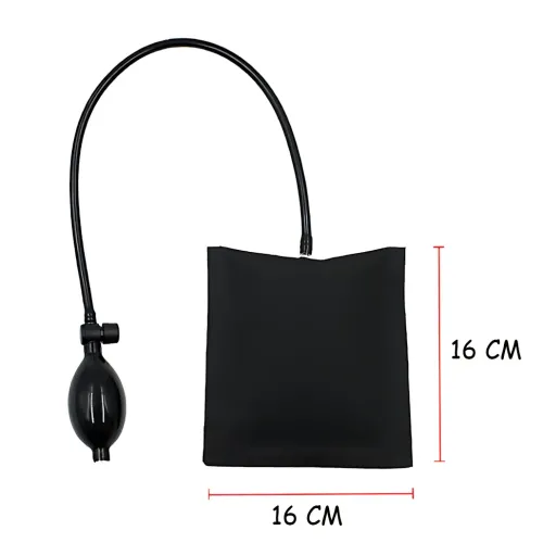 Надувной клин Air Pump Wedge MA659, монтажный подъемный мешок 16×16 см, до 100 кг, монтажный инструмент с грушей для накачивания - фото 8