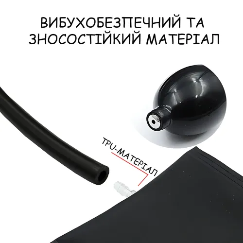 Надувной клин Air Pump Wedge MA659, монтажный подъемный мешок 16×16 см, до 100 кг, монтажный инструмент с грушей для накачивания - фото 7