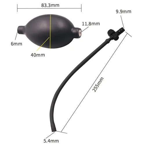Надувной клин Air Pump Wedge MA659, монтажный подъемный мешок 16×16 см, до 100 кг, монтажный инструмент с грушей для накачивания - фото 9