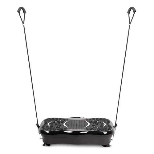 Виброплатформа для похудения с LED-дисплеем и Bluetooth, до 120 кг, 99 уровней, с эспандерами и петлями, фитнес-платформа для дома - фото 2