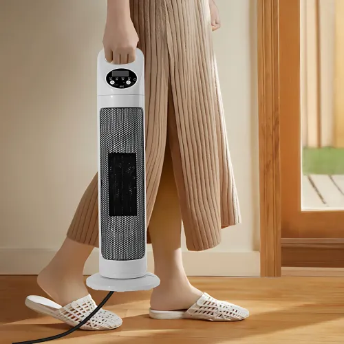 Напольный кулер-вентилятор Germatic Air Max 2в1 (BFX-768-1668), тепловентилятор зима-лето, 2000 Вт, с LED-дисплеем и пультом - фото 2