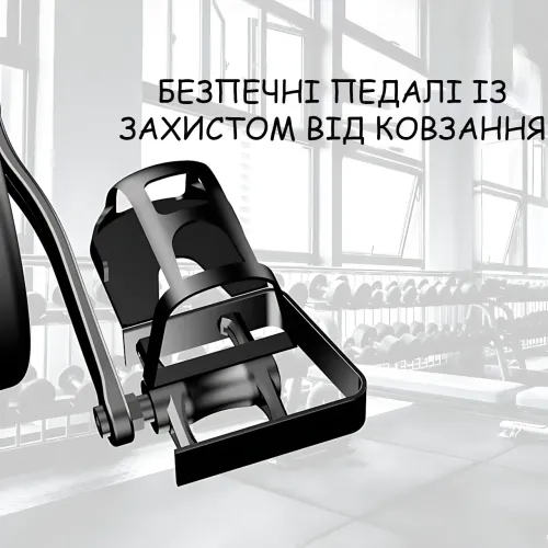 Велотренажёр Vel-01 механический до 150 кг, регулировка сиденья и руля, 15 кг маховик, измерение пульса - фото 8