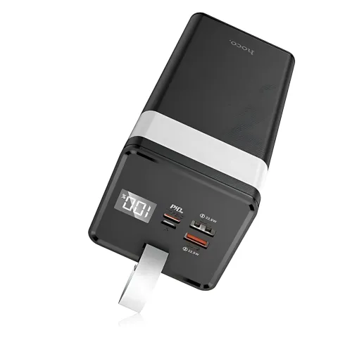 Power Bank Hoco J86A Powermaster 50000 mAh 22.5W, пауэрбанк с LED-дисплеем, фонариком, быстрой зарядкой PD20W/QC3.0, 2×USB, Type-С - фото 3
