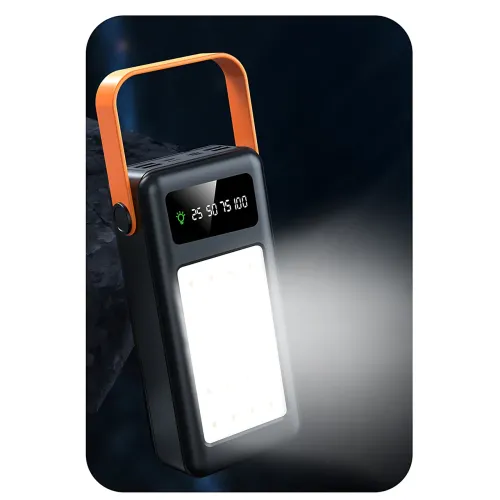 Power Bank 50000 mAh YM-643CX, внешний аккумулятор с фонариком, 4 USB, дисплей, универсальная зарядка (MicroUSB/Type-C/Lightning) - фото 8