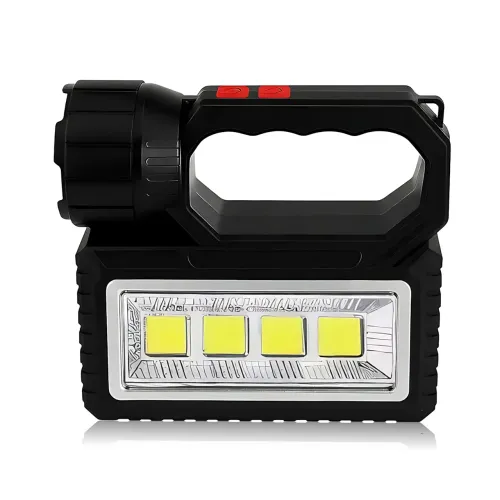 Солнечная зарядная станция OK-718S-B 10W, LED-фонарь, 3 лампочки, COB-подсветка, PowerBank, зарядка от солнца и 220В - фото 2