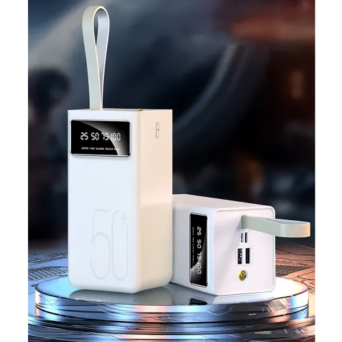 Power Bank Viaking YM-511 Quick Charging 50000 mAh 10.5W, пауэрбанк с LED-индикатором, фонариком, быстрой зарядкой, typeC + 2 USB - фото 8