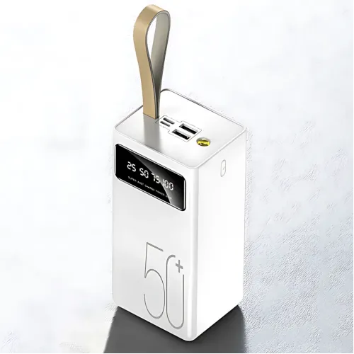Power Bank Viaking YM-511 Quick Charging 50000 mAh 10.5W, пауэрбанк с LED-индикатором, фонариком, быстрой зарядкой, typeC + 2 USB - фото 6