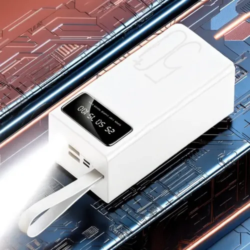 Power Bank Viaking YM-511 Quick Charging 50000 mAh 10.5W, пауэрбанк с LED-индикатором, фонариком, быстрой зарядкой, typeC + 2 USB - фото 4