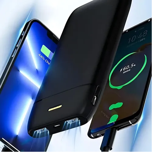 Повербанк Lenyes PX167 10000 mAh, внешний аккумулятор, 2 USB, 5V/2.1A, LED-индикатор, Li-Ion аккумулятор, черный - фото 6