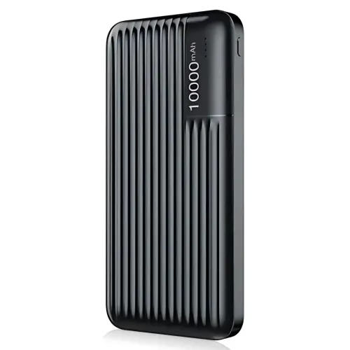 Внешний аккумулятор Power Bank 10000 mAh Lenyes PX161,  USB, 10,5 Вт, LED-индикаторы, Lightning, Li-ion, черный - фото 4