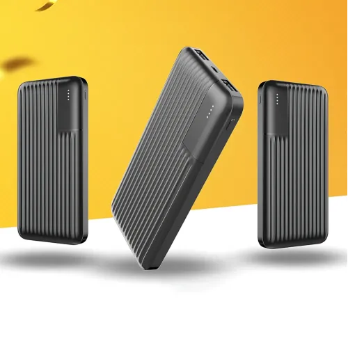 Внешний аккумулятор Power Bank 10000 mAh Lenyes PX161,  USB, 10,5 Вт, LED-индикаторы, Lightning, Li-ion, черный