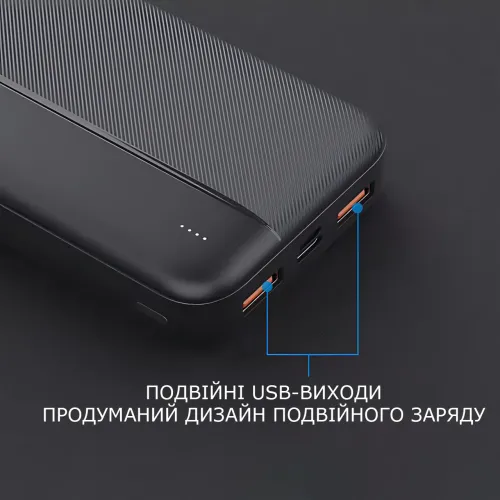 Power Bank LENYES PX163 10000 mAh с LED-индикацией, 2USB, универсальной зарядкой - фото 6