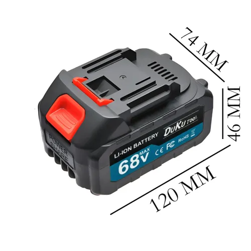 Аккумулятор 68V 1.5 Ah для электроинструмента, Li-Ion, защита от перегрева и перезарядки, универсальный для дрелей/шуруповёртов - фото 10